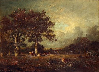 Paysage avec des vaches - Jules Dupré